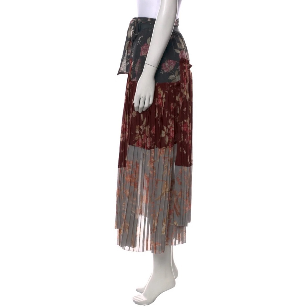 NWT Zimmermann Unbridled Pleated Midi Skirt - Picture 2 of 7